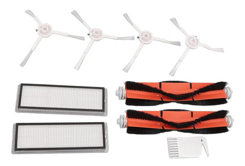 Robot Aspirador Mop Brush Kit, Filtros De Cepillo White Flat