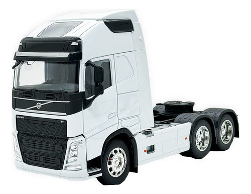 Colección de camiones de hierro en miniatura Volvo FH Toco 1:32 color blanco