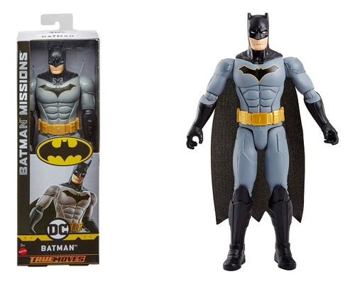 Batman Dc True Moves Mattel 30cm Original Batman Missions