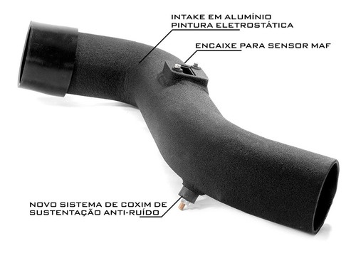 Imagem 3 de 6 de Kit Intake Jetta Tsi 2.0 16v 200cv 2011 2012 2013 Vermelho