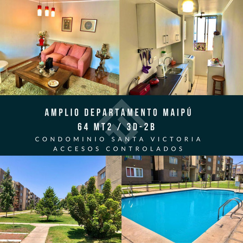 Departamento En Venta 3d- 2b En Maipú