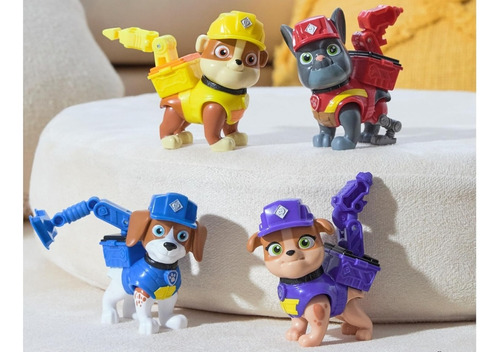 Paw Patrol Pack 4 Cachorros Spin Máster Multicolor
