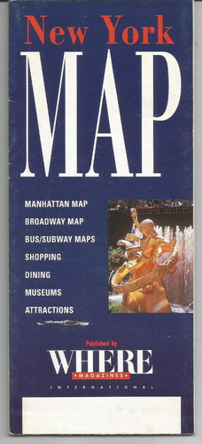 Mapa Turistico De New York (Usado)