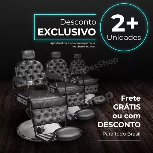 Cadeira De Barbeiro Barata Salão Profissional Envio Imediato