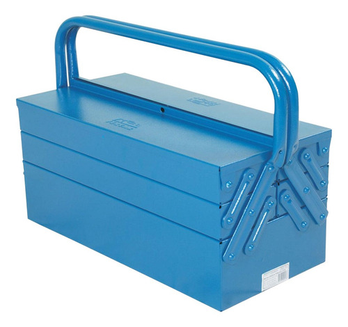 Caixa de ferramentas Fercar 07 de metal 20cm x 50cm x 21cm azul