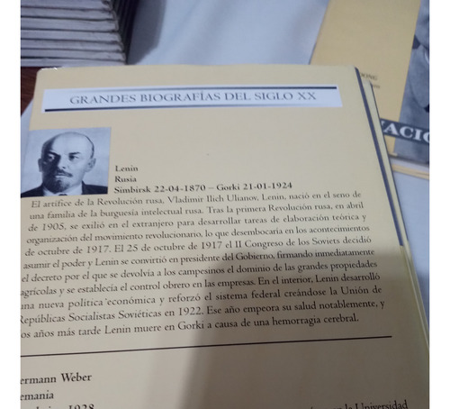 Grandes Biografias Del Siglo Xx Lote X6 Churchill Einstein L (Usado)