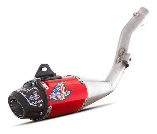 Escape Completo  Powercore 4 Honda Crf 250f Rojo 