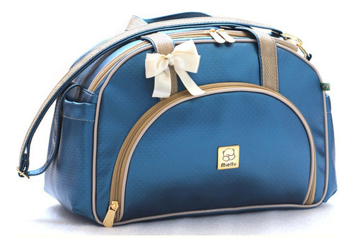 Bolsa Maternidade Média Bebe Menina Menino Enxoval Miellu Cor Azul