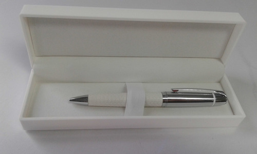 Boligrafo Papyrus ,metal Con Estuche, Excelente, Grabado