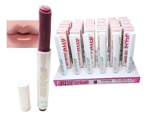 Labial Jelly Lip Click Hidratante Larga Duración Tendencia 1.- Makin Me Blush