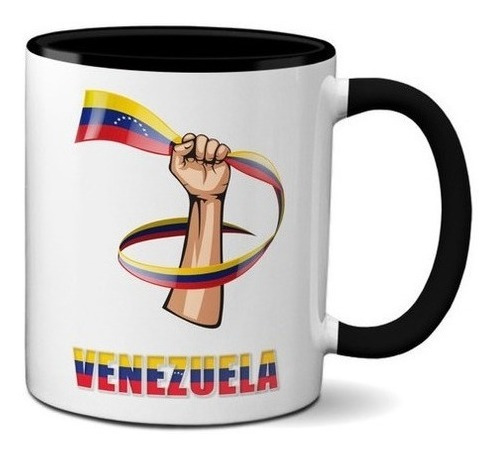 Caneca Color Venezuela Bandeira Luta Resistência Venezuelana