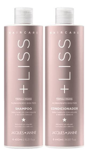 Kit Jacques Janine +liss Shampoo 450ml E Condicionador 440ml