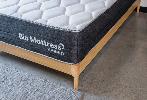 Colchón Matrimonial Hybrid Memory Foam Resortes Bio Mattress