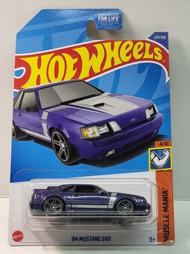 Hot Wheels 84´ Mustang Svo Nvo. En Blister Misrecuerdosmx