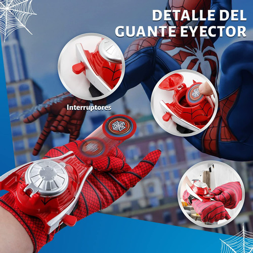 Redcrab Spiderman Disfraz De Capa Niños Cosplay
