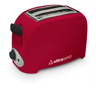 Tostadora Electrica Ultracomb 7 Niveles Descongela Roja Pan