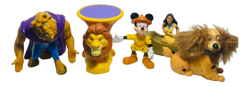 Lote 5 Muñecos Disney Retro Mcdonalds 2000s