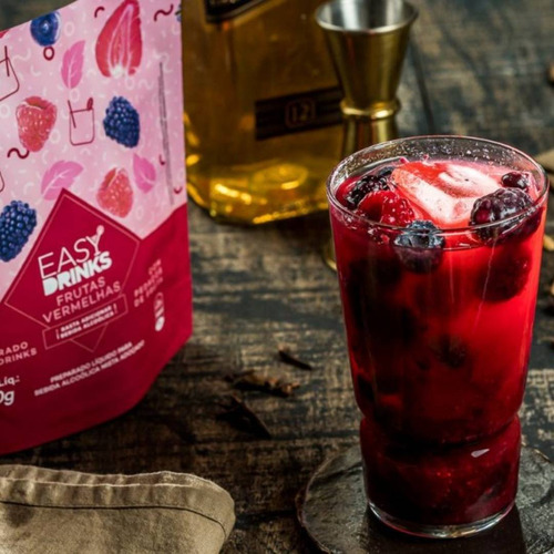 30 Preparos Para Drinks 100g - 6 Sabores Diferentes