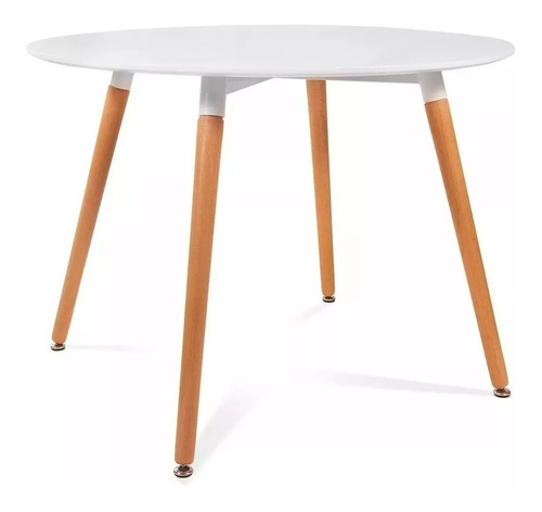 Mesa Redonda Comedor Reuniones Eames Dsw 100cm / Nordik