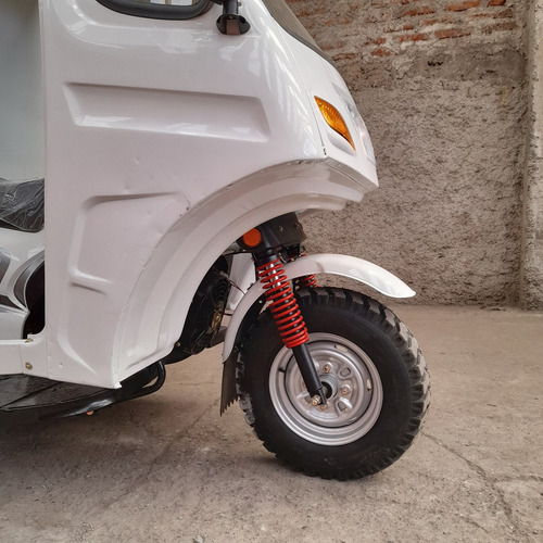 Moto De Carga Bencinera Con Cabina + Caja De Carga