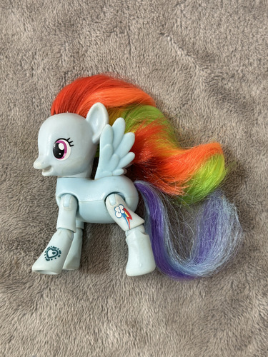 My Little Pony Rainbow Dash Figura 8 Cm Articulada (Usado)