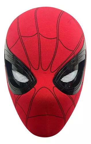 Máscara Spiderman en tela con ojos acrílicos sin faceshell