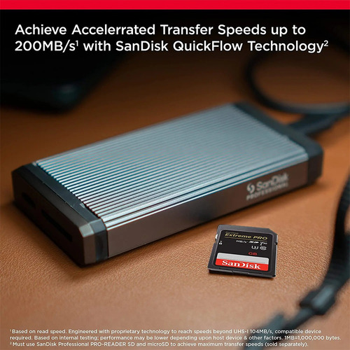 Sandisk Tarjeta De Memoria Sd 512g Para Cámara 200mb/s U3 4k