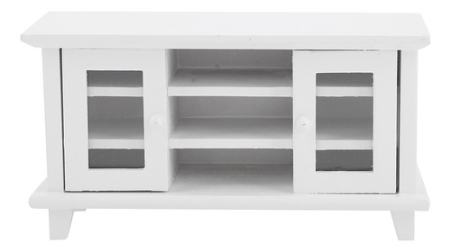 Mueble De Tv Con Almacenamiento En Escala 1:12 De Dollhouse,