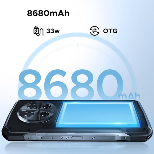 Doogee V40 Pro 5g Celular 36gb+512gb/tf 2tb 200mp 8680mah 6.78 Fhd+ 1.47 Pantalla Trasera Android 14/dual Unlock/nfc