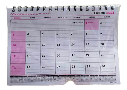 Imagen 1 de 1 de Planificador Almanaque Mensual A5 Calendario Espira Este Año