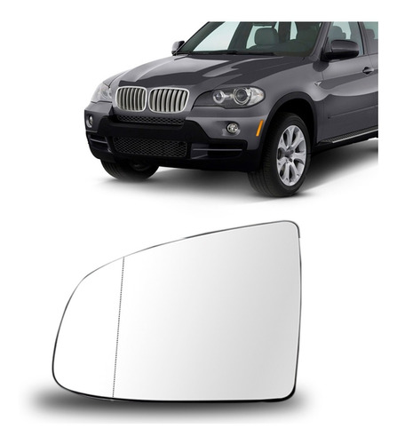 Lente Retrovisor Bmw X6 2010 A 2011 Com Aquecedor