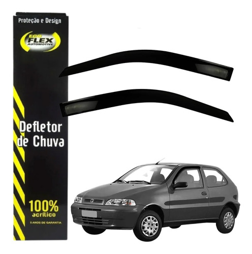 Calha De Chuva Fiat Palio E Strada 2 Portas Ecoflex