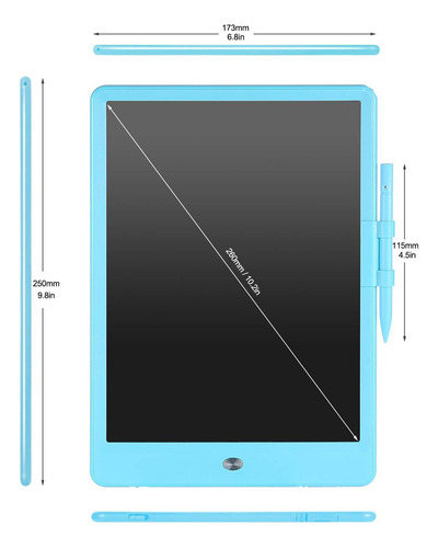 Tableta De Escritura Lcd, Tabletas De Dibujo Para 10 Niños