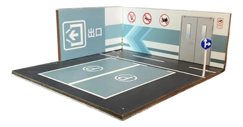 Estacionamiento A Escala 1:64, Construcción De Estilo B