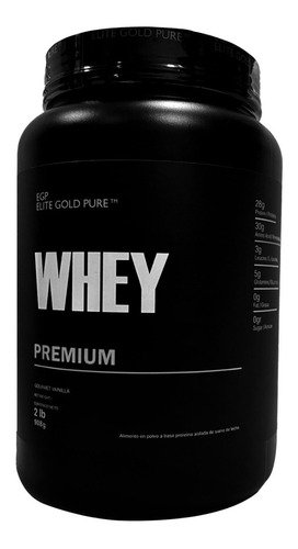 Whey Premium 2 Libras Egp Elite Gold Pure 2lb Lb Standard