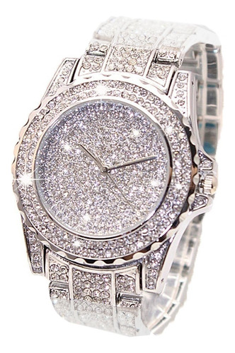 Reloj De Lujo Para Mujer Moda Con Diamantes De Imitación