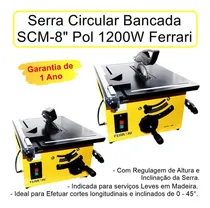 Comprar Serra Circular Bancada Ferrari 2 Cv 8 Pol Scm 1200 Ferrari 220V