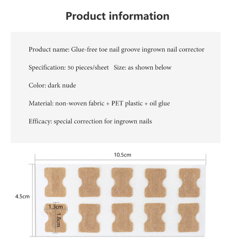 Parche Corrector De Uñas Para Cuidado Perfecto