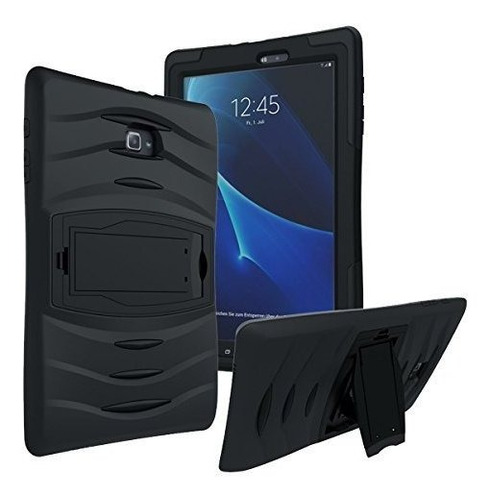 Funda Para Samsung Galaxy Tab A 8.0 Sm-t350 Sm-t355 / Heavy Duty / Color Negra