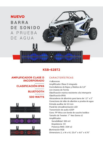 Barra De Sonido Marina Ksb-62bt