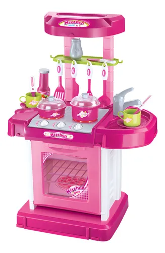 Cozinha Infantil Brinquedo C/ Som e Luz Princess Replay Kids