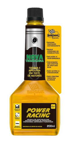 Aditivo Condicionador Metais Bardahl Power Racing 200ml