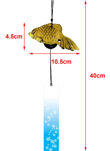 4 Carillón De Viento Pequeño Para Jardín, Amarillo
