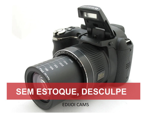 Camera Fuji Finepix S3300 Zoom24x Linda Preto (Usado)