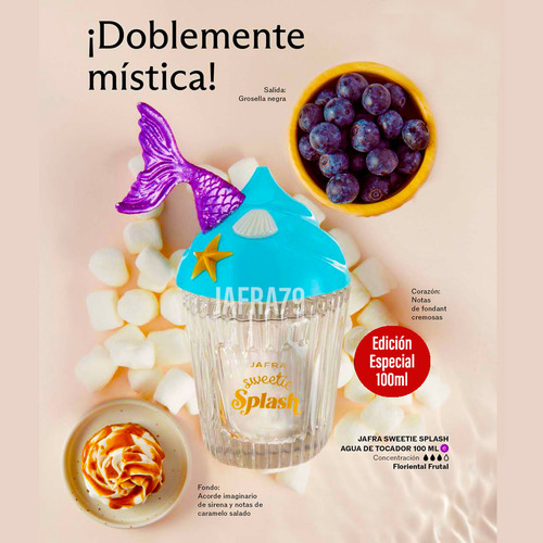 Sweetie Splash Perfume Jafra Sirena 100ml Aroma Dulce