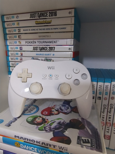 Mando Wii Pro Controller, Joystick Wii Pro Controller Wiiu (Usado)