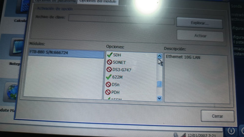 Exfo Ftb-1 10gigas Ftb-880 Rfc-2544 Generador De Trafico Sdh