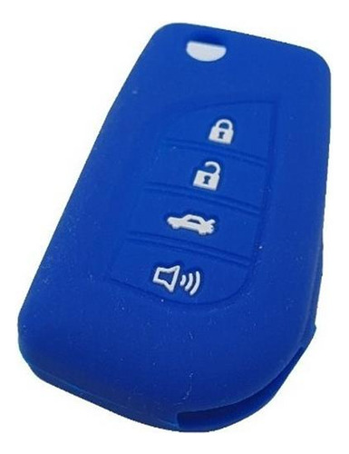 Capa Silicone 4 Botões Espada Toyota Rav-4 Rav4 2020