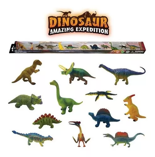 Muñecos Dinosaurios X12 Dinosaur Expedition