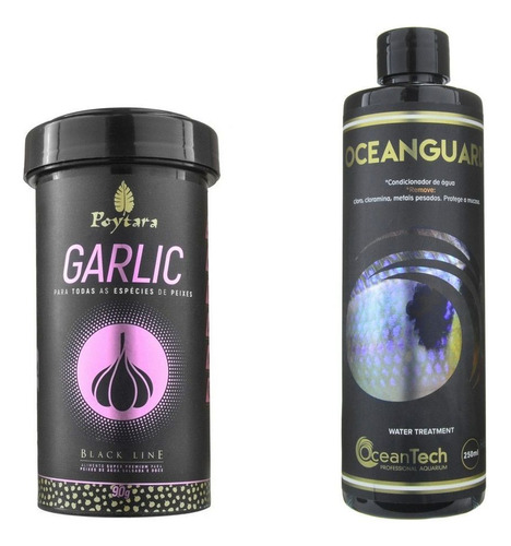 Kit Ração Poytara Garlic 90g + Ocean Guard 250ml Ocean Tech